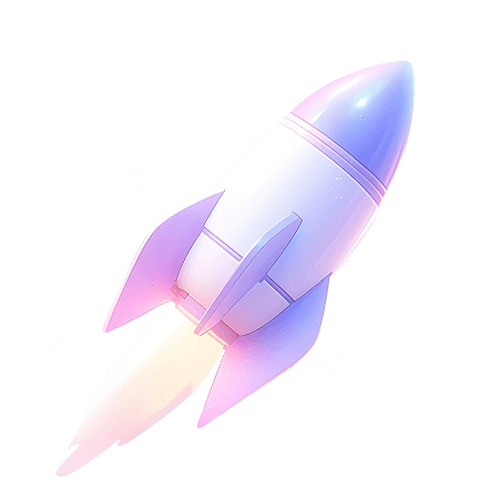 로켓 3D 일러스트